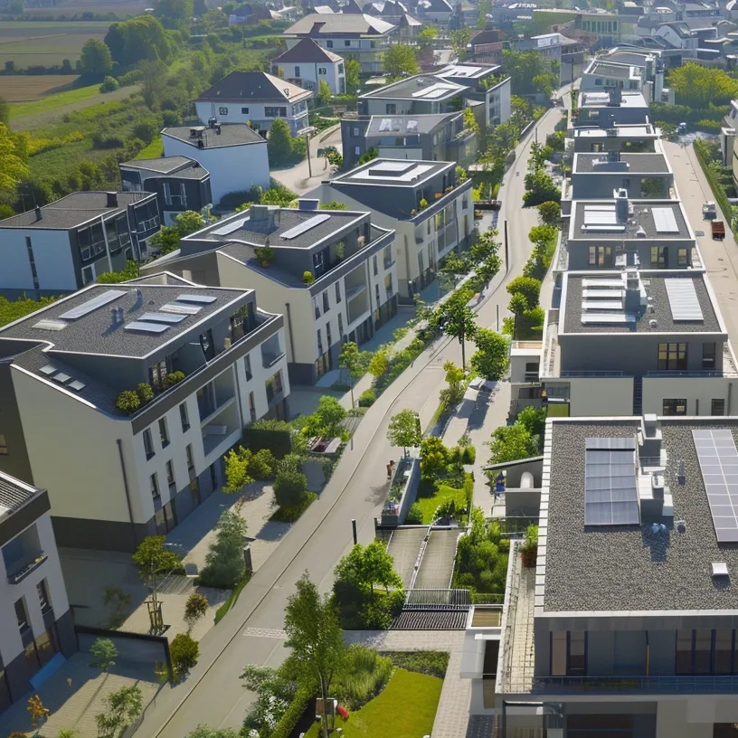 Solarenergetische Überprüfung von Bebauungsplänen