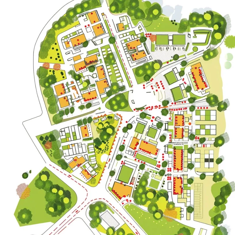 Solarenergetische Überprüfung von Bebauungsplänen